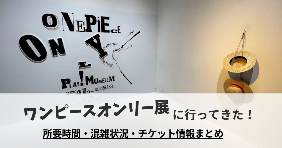 ひらく様専用　ONE PIECE ONLY展チケット 10/14 12:00〜 レビュー「ONE PIECE ONLY」展 PLAY! MUSEUM（東京）で来年1月13日